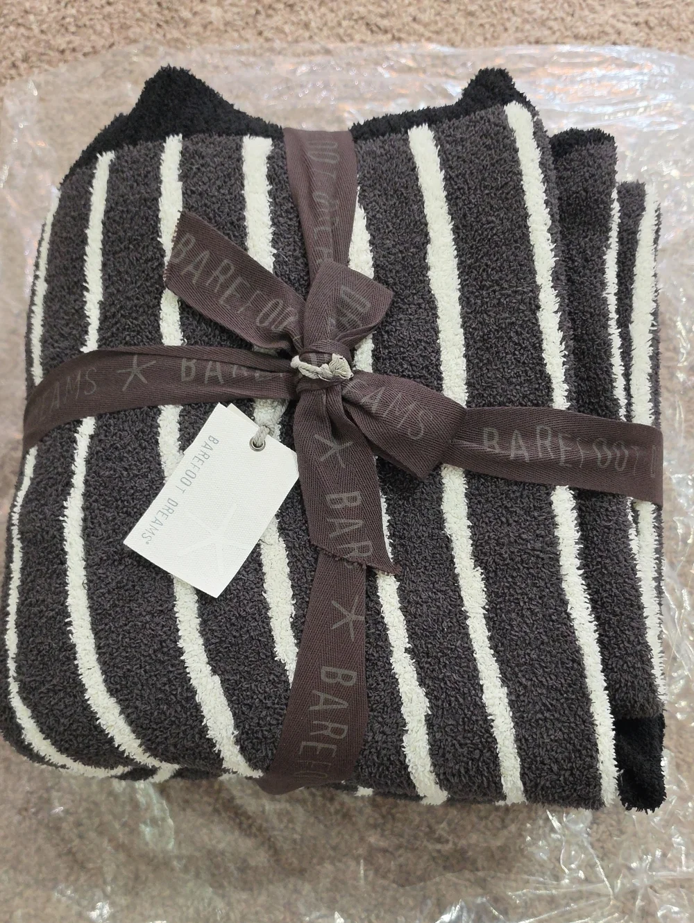 New BAREFOOT DREAMS COZYCHIC DISNEY JACK SKELLINGTON THROW BLANKET 54X72